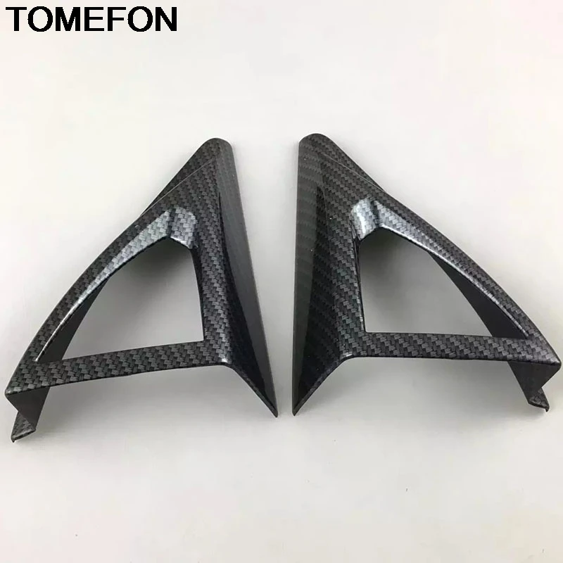 

TOMEFON For Peugeot 3008 GT 2017 2018 Front A Pillar Speaker Loudspeaker Horn Sticker Cover Trim Frame Interior Accessories ABS
