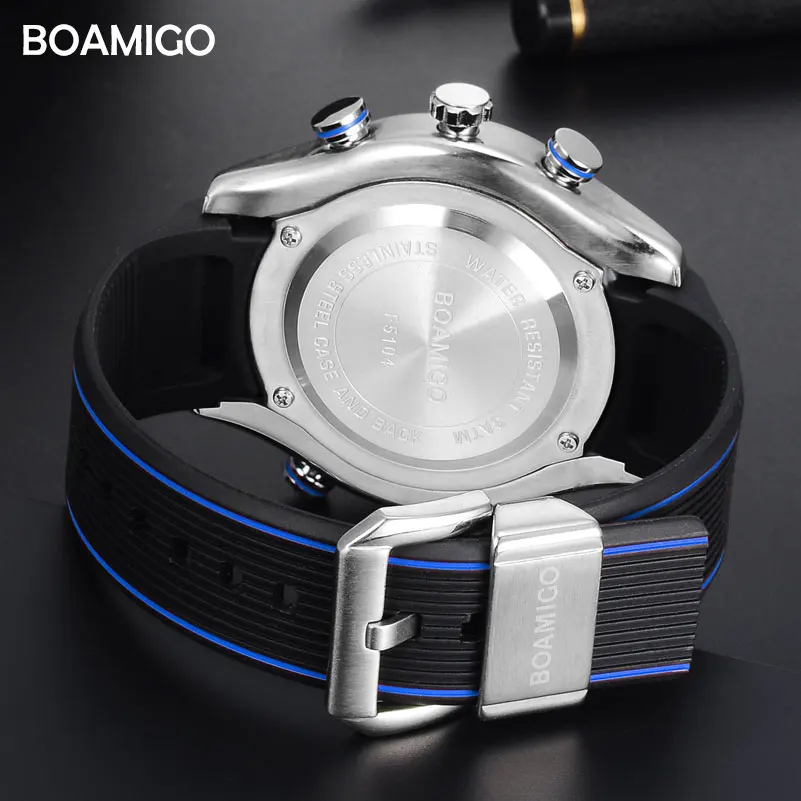 Boamigo ماركة الرجال الرياضة الساعات الأزياء الكوارتز المطاط led الرقمية المعصم مقاومة للماء relogio masculino reloj hombre Boamigo ماركة الرجال الرياضة الساعات الأزياء الكوارتز المطاط led الرقمية المعصم مقاومة للماء relogio masculino reloj hombre