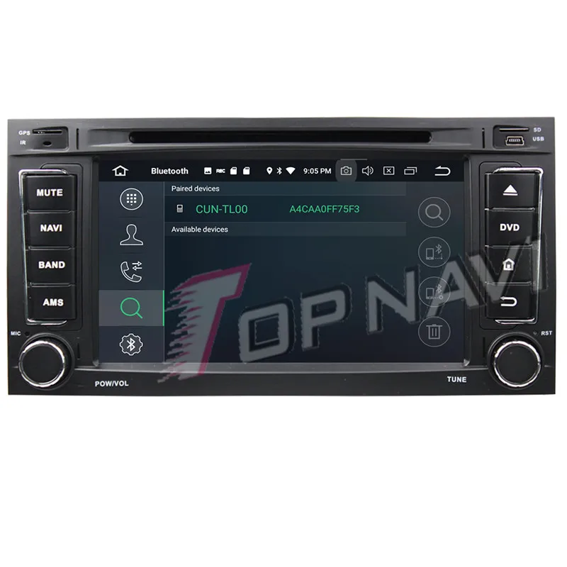 Topnavi Android 9 0 автомобильный DVD мультимедийный плеер для VW TOUAREG (2002 2010) MULTIVAN (2008 2012)