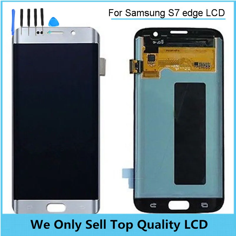 

For SAMSUNG GALAXY S7 EDGE G935 G935F LCD Display Touch Screen Digitizer Assembly For Samsung S7 Edge LCD free shipping + Tools
