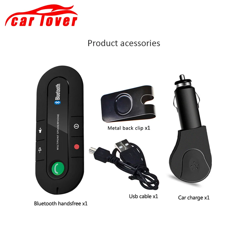 Handsfree Bluetooth Car Kit Wireless Bluetooth Speaker Phone MP3 Music Player Car MP3 Player Bluetooth FM Transmitter USB Player Handsfree Bluetooth Car Kit Wireless Bluetooth Speaker Phone MP3 Music Player Car MP3 Player Bluetooth FM Transmitter USB Player