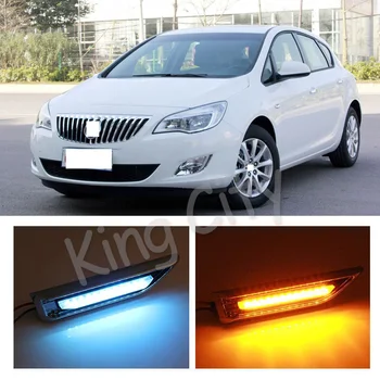 

CAPQX 2pcs/set For Buick Excelle GL6 Auto Front LED Fender Side Marker Light side turn signal lamp