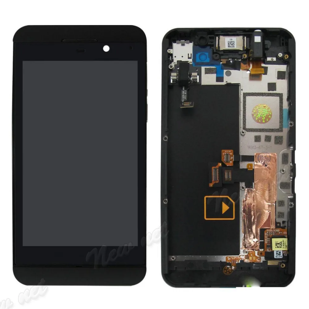 Free Shipping 2015 high quality Front LCD Display Touch Screen Digitizer Assembly For Blackberry Z10 4G
