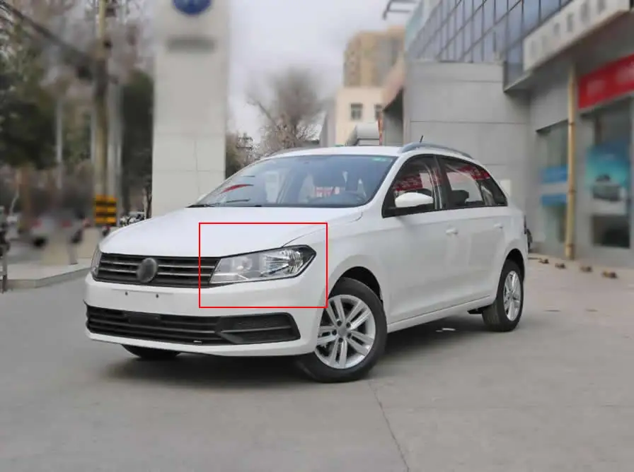 Для Volkswagen Santana фара крышка 15-18 качество фары тенты прозрачные фары стеклянная оболочка 2 шт