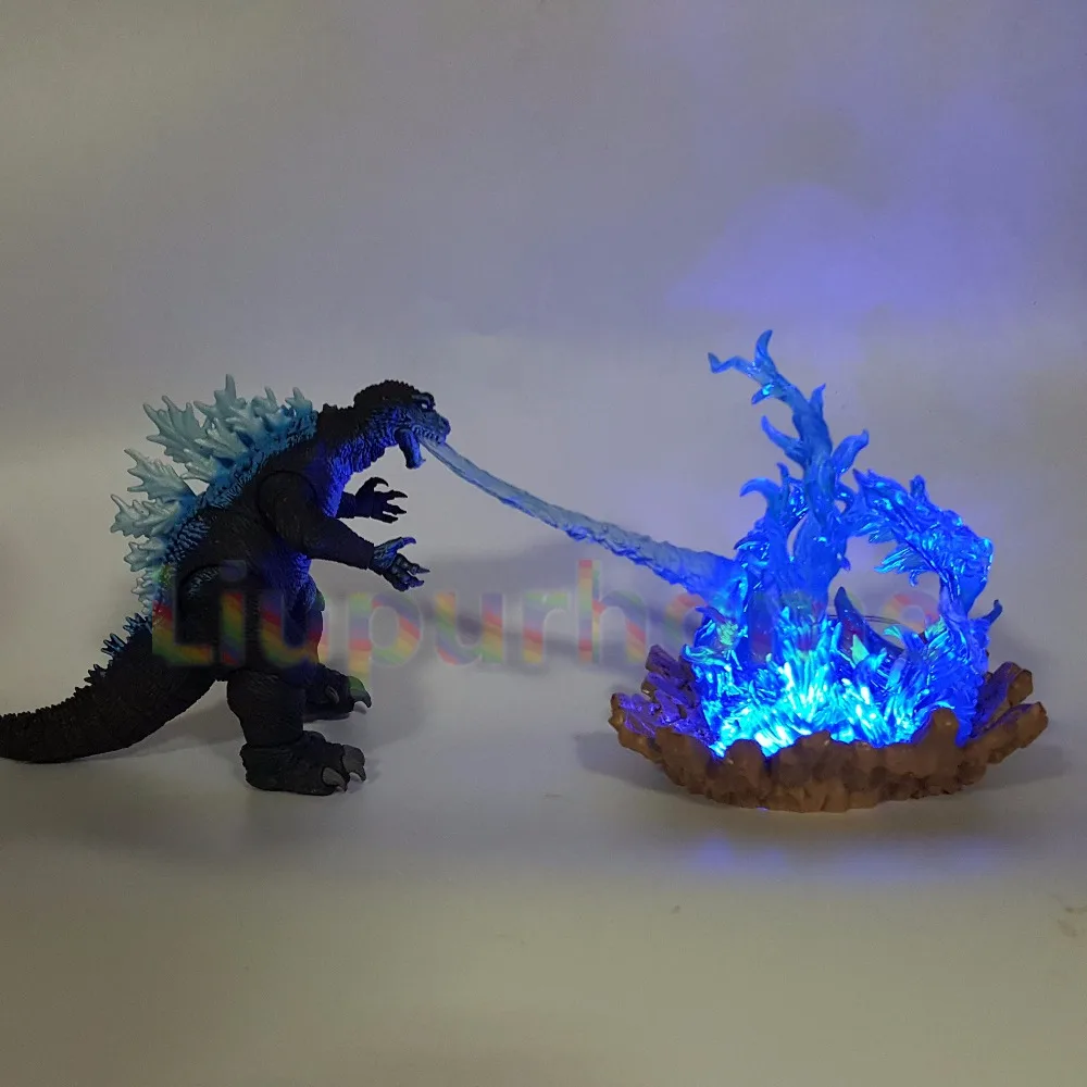 

Godzilla Cannon Power Blue Fire Skill DIY LED Display Set Anime Movie Godzilla Led Nightlight Lamp Model Toys