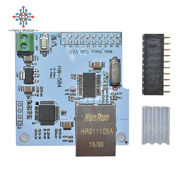 

ENC28J60 16bit Network Controller Module for 16Bit Relay Module Board Smart Home