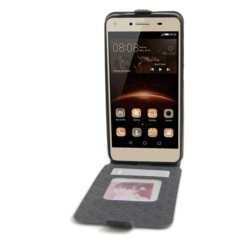 Чехол для Huawei Honor 5A LYO L21 флип чехол из искусственной кожи (только русской