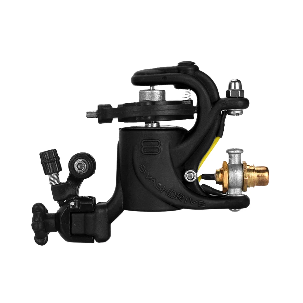 2-in-1 Professional Rotary Tattoo Machine with Precision DC Motor Supply for Liner and Shader, Complete Tattoo Machine Kit