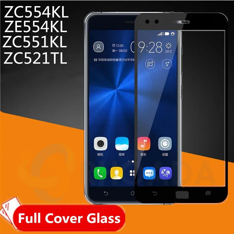 

Beira Full Cover Screen Protector Glass For Asus Zenfone 4 ZE554KL ZC554KL Tempered Glass Armor Film For Asus ZC520TL ZC551KL