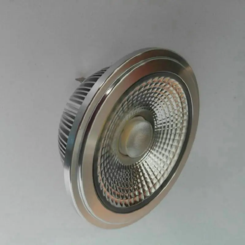 10 шт./лот 15 Вт Dimmabe Sharp COB LED AR111 свет GU10 G53 лампы 12 В 110 220 в 230 лампа QR111