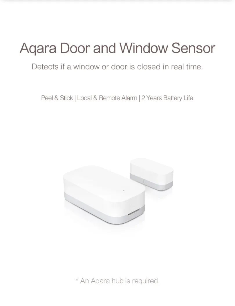 AQara умный оконный дверной датчик ZigBee беспроводное соединение многофункциональная работа с Xiao mi умный дом mi jia/mi home app