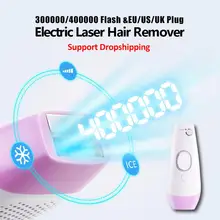 400000 вспышка IPL лазерная машина для удаления волос подмышка/рука/ноги Эпилятор фото женщины безболезненное устройство для удаления волос