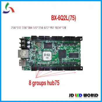

BX-6Q2L Ethernet+USB Onbon Asynchronous Video LED screen controller card 8 Groups HUB75 supports 1/32 scan