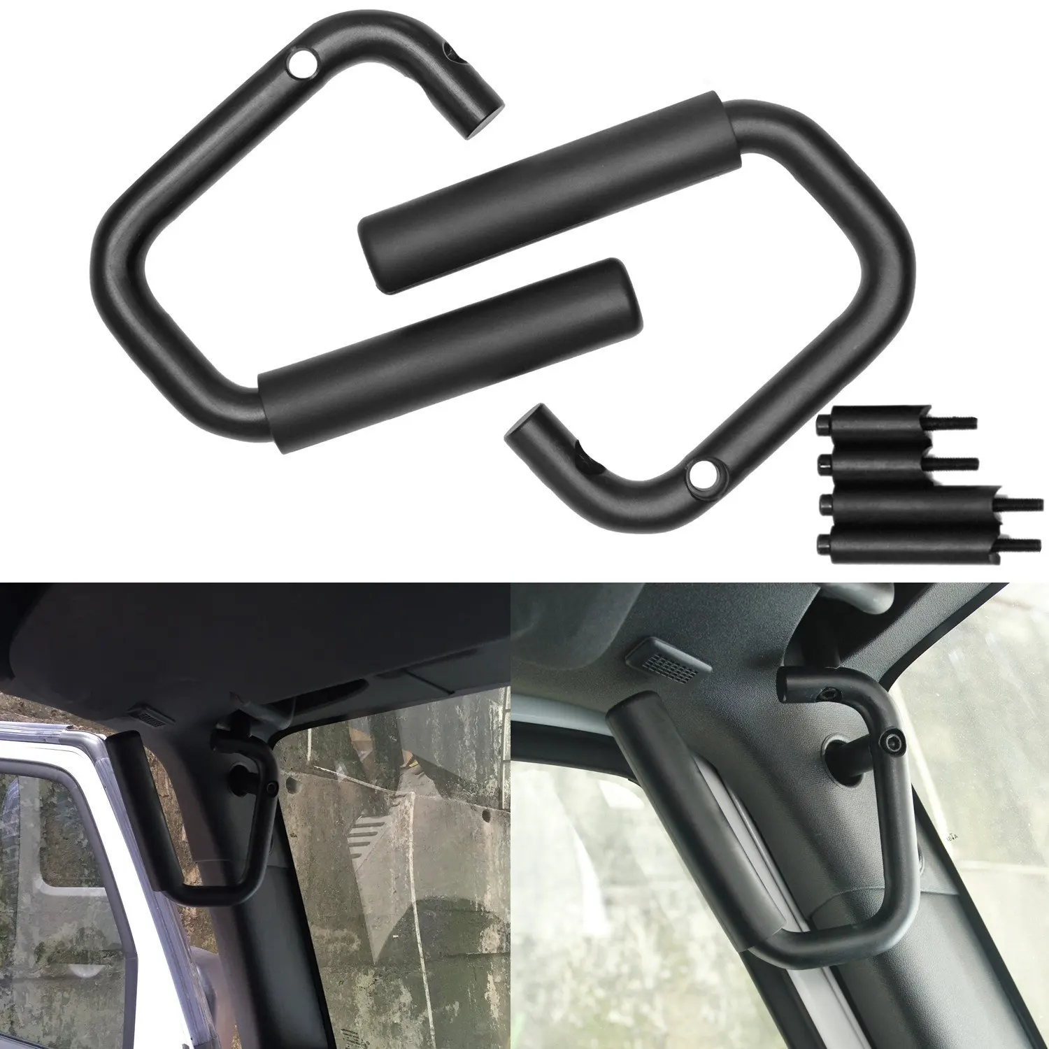 Buy Steel Front Grab Handles GraBars For Jeep Wrangler