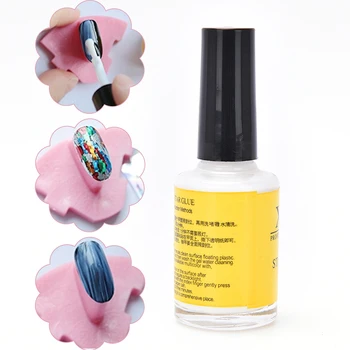 

1Pc 16ml Transfer Decoration Nails Tips Glue Adhesives White Nail Glue For Galaxy Star Foil Stickers Nail Art