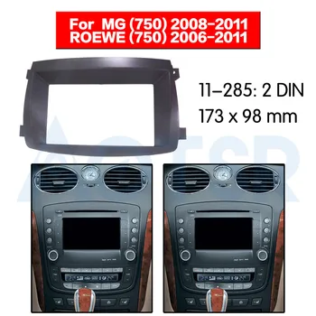 

2 Din Car Trim Surround Panel for MG (750) 2008-2011 for ROEWE (750) 2006-2011 Refitting Mounting Fascia Bezel Plate Frame Kit