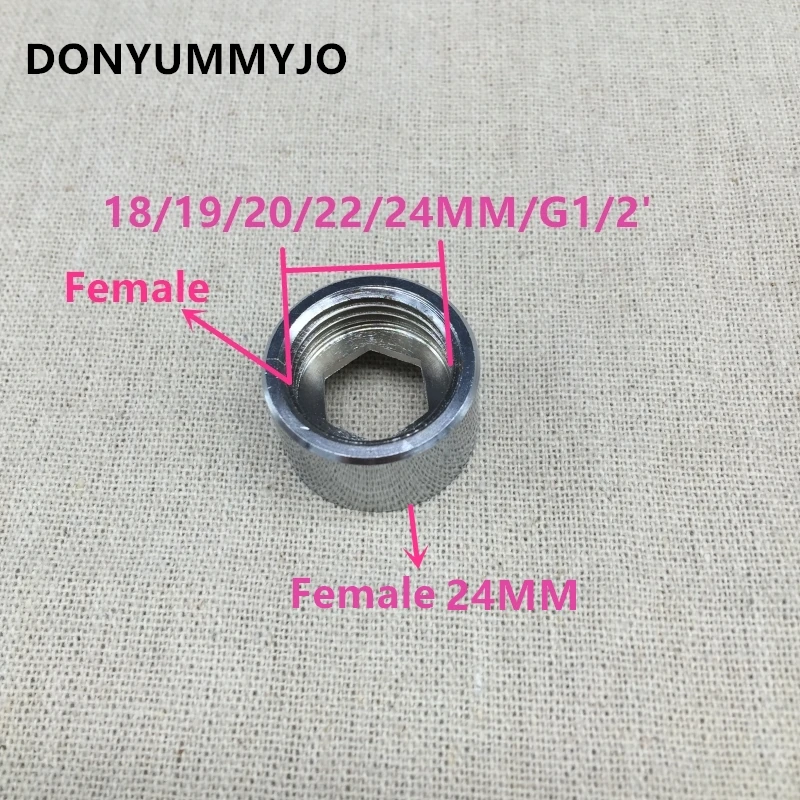Kitchen Faucet Adapter F24 To F18 19 20 22 24mm G1 2 Aerator Adapter Faucet Replacement