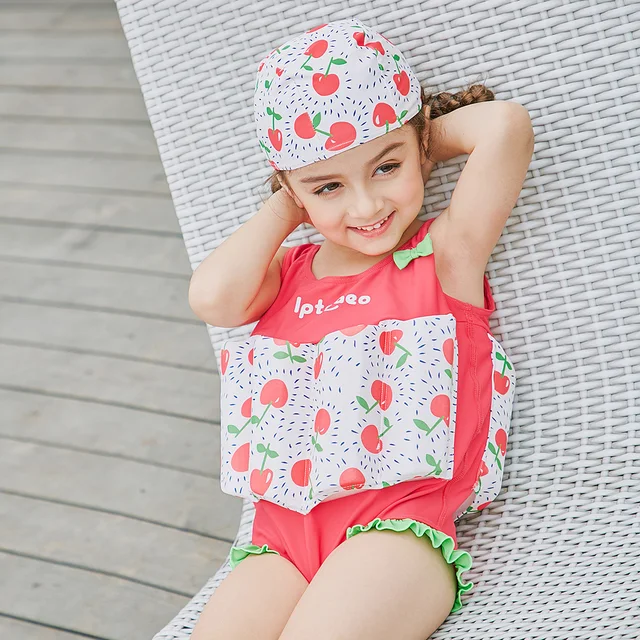 Cheap 2018 new summer children's swimsuit baby swimwear children buoyancy swimwear girls one-piece swimsuit children's swimwear carto0