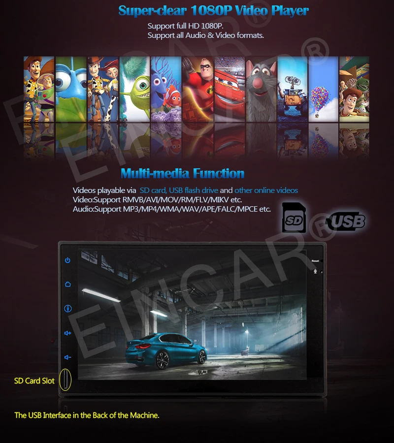 Top 2 din android 6.0 radio Car PC tablet gps support USB SD 108op video Bluetooth WIFI/USB/SD autorradio radio cassette recorder 4 Top 2 din android 6.0 radio Car PC tablet gps support USB SD 108op video Bluetooth WIFI/USB/SD autorradio radio cassette recorder 4