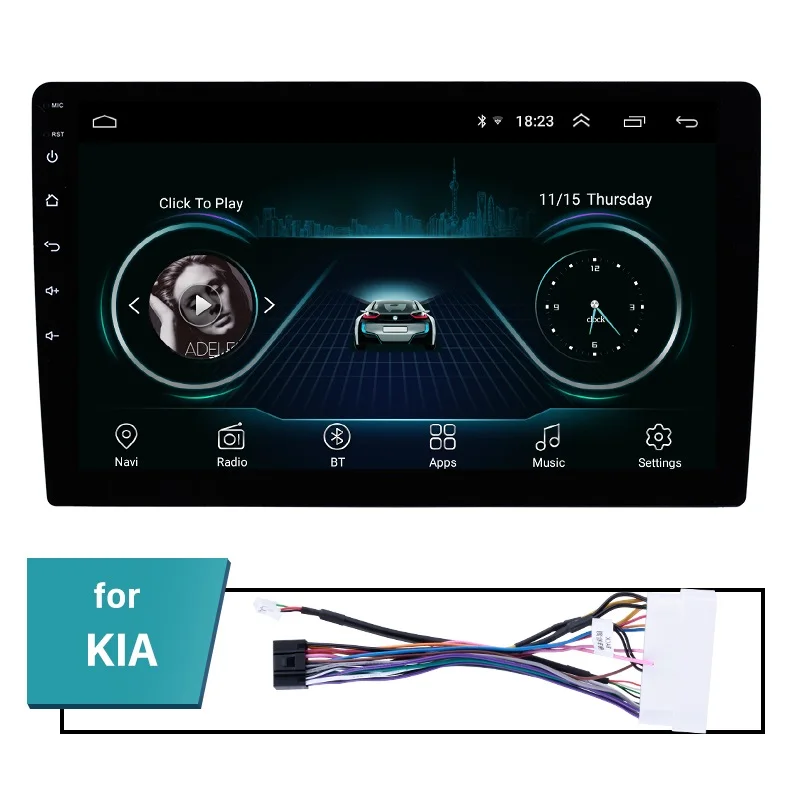 Seicane Универсальный для hyundai suzkia vw toyota honda kia nissan 9 дюймов Android 8,1 2Din gps Navi Автомагнитола плеер wifi 3g - Цвет: for kia