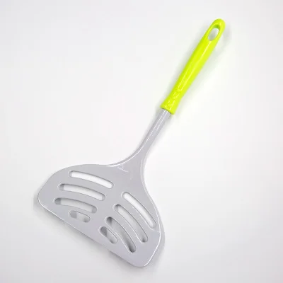 2.5  Silicone Cooking Utensils Large Size Turners For Fried Steak Shovel Long Handle Slotted Turner Spatula Kitchen Tools