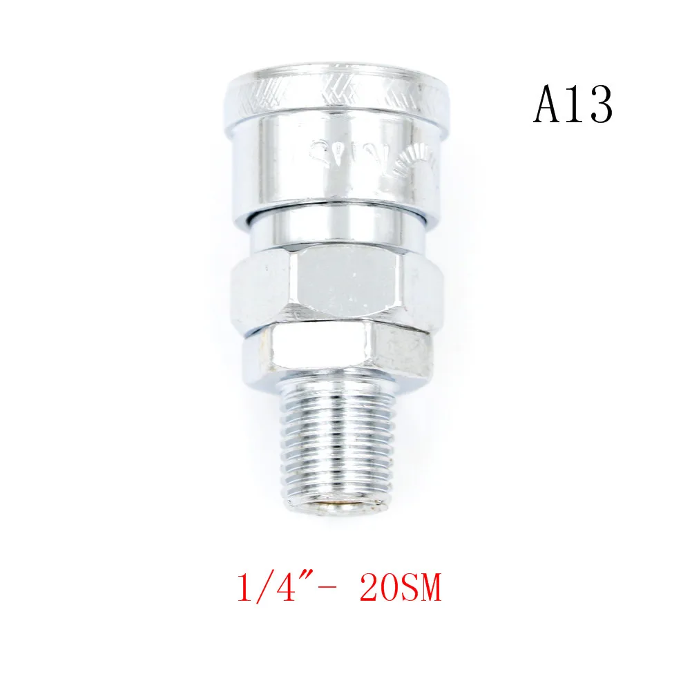 1 шт. 1/" 1/4" 3/" евро фитинги воздушный шланг коннектор компрессора мужской/женский евро быстросъемный фитинг
