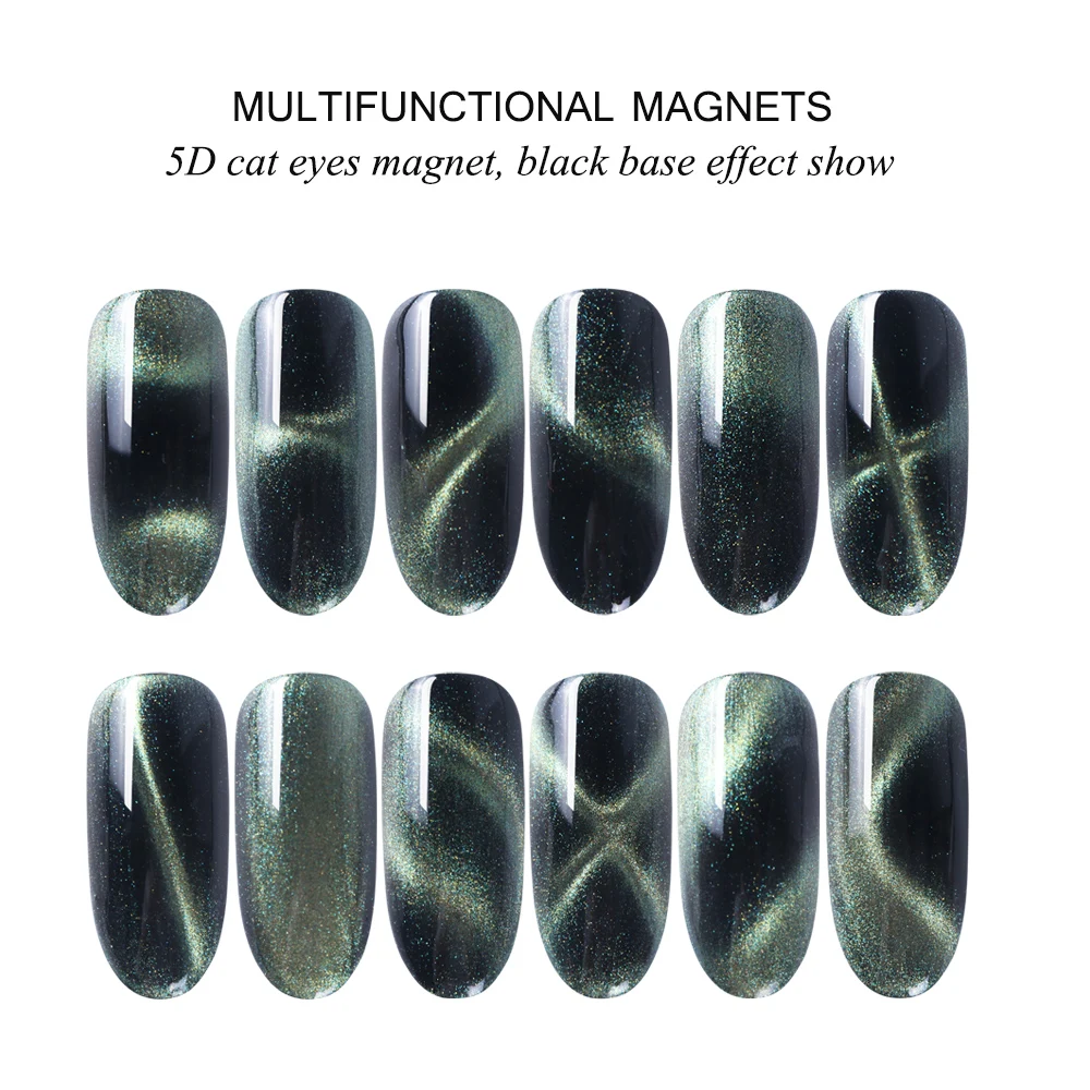 1pcs Double Head Nail Art Magnet Stick Magic 5D Cat Eye Gel Polish Magnetic Board Thick Strong UV Painting Tool JI948|Магнитная