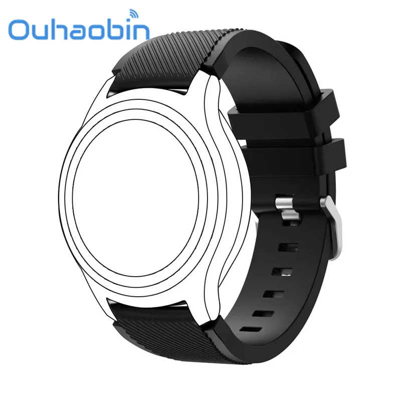 Ouhaobin Новая мода Спорт на открытом воздухе силиконовый браслет ремешок для samsung