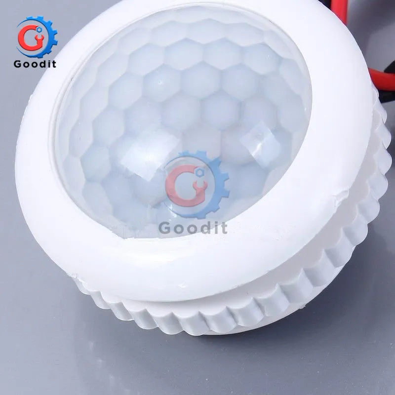 220V 50HZ PIR IR Infrared Human Induction Lamp Switch Light Control Ceiling Light Motion Sensor On Off 3-6m Sensing Distance