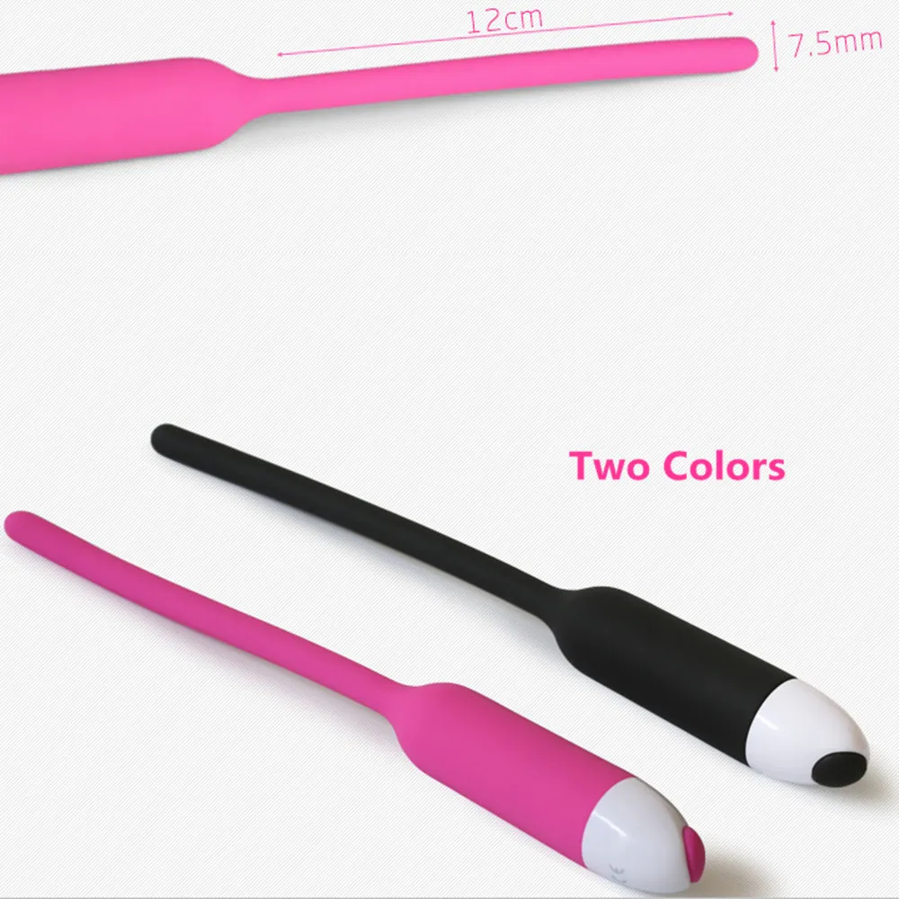 Male Penis Plug 7 Speed Vibrator Urethral Dilator Sounding Rod Silicone Electric Massager Adult Sex Toys for Men Masturbator (7)