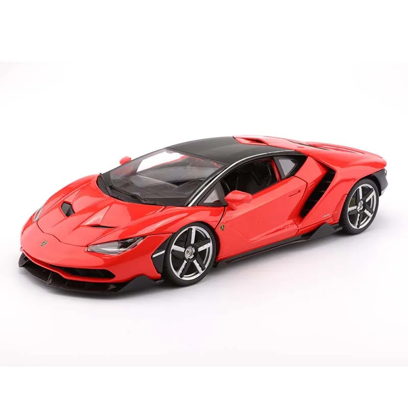 1:18 Масштаб литья под давлением LP770-4 модель спортивного автомобиля имитация сплава автомобиля игрушки модель с рулевым колесом управление передним колесом Рулевое управление - Цвет: Красный