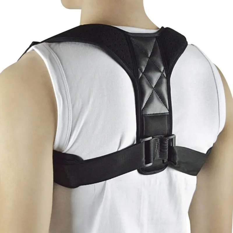 

Women Men Adjustable Back Posture Correcto Clavicle Brace Posture Correction Back Corrector Useful Fitness Equipments New