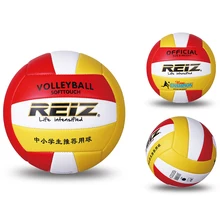 Soft Leather Volleyball Teenager Adult Indoor Outdoor Training Volleyball with Storage Net Bag and Pumping Needle