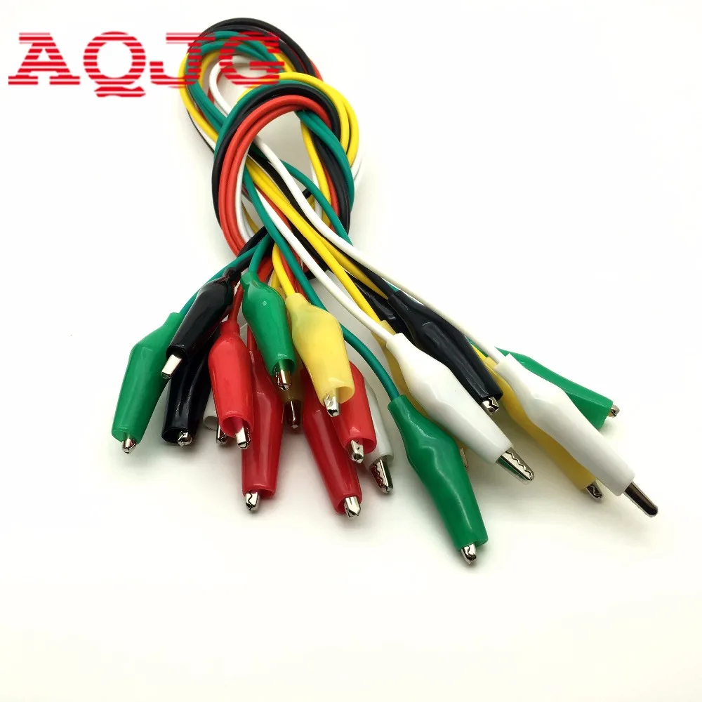 

Leads Alligator Crocodile Double-ended Test Roach Clip Jumper Wire 100pcs a lot