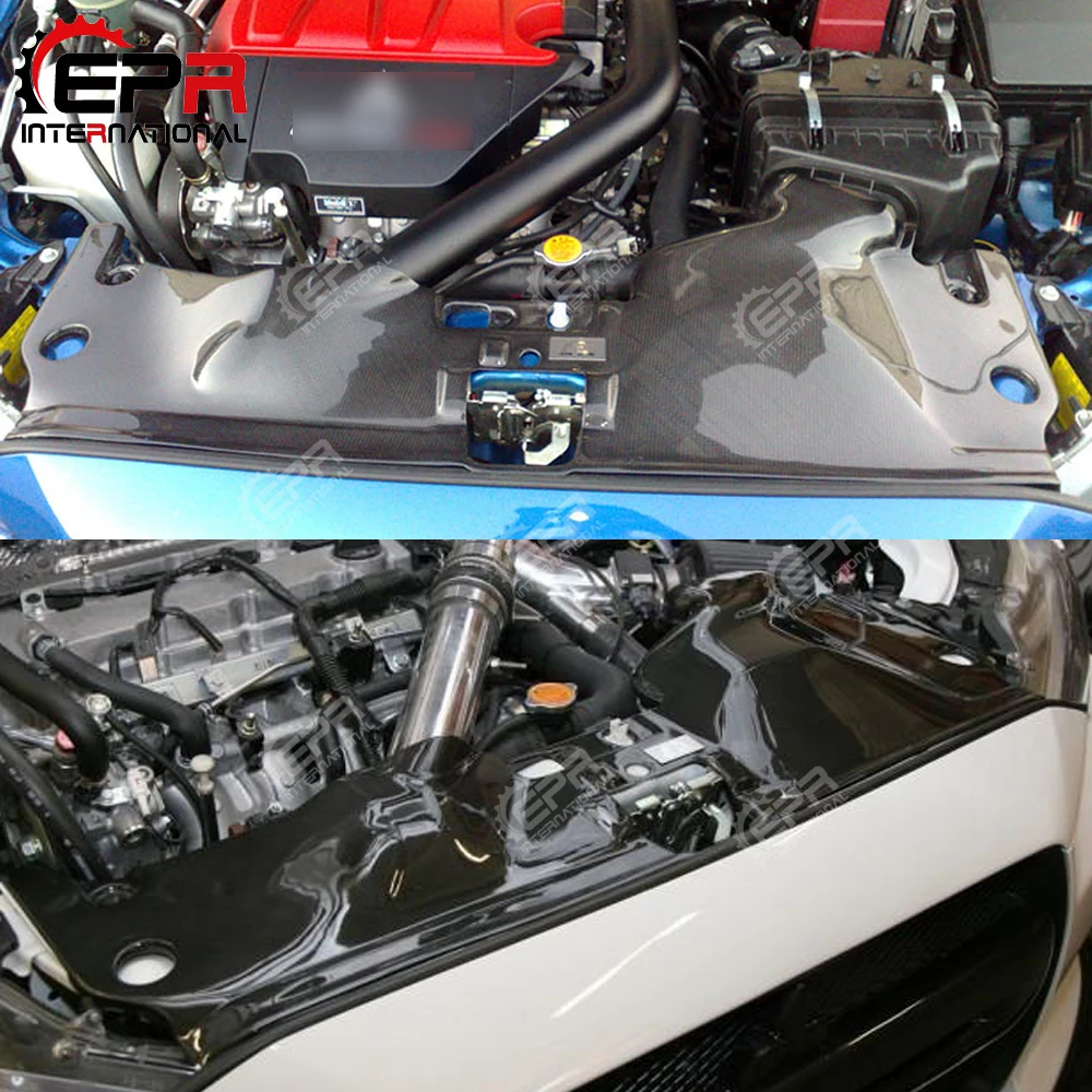 Тюнинг углеродного волокна OEM охлаждающая панель для Mitsubishi Evolution EVO 10 глянцевая