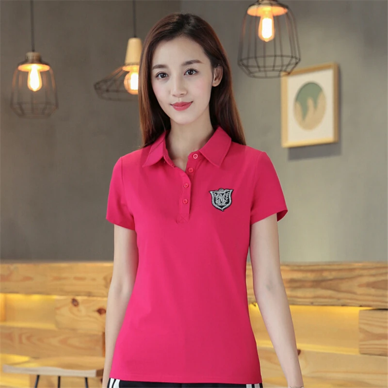 women's embroidered polo shirts