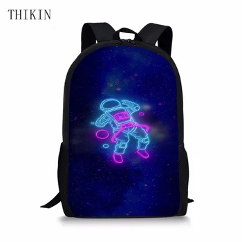 

THIKIN Magic Galaxy Alien Design Kids School Bag Boys Cute Bookbag Hot Selling Toddler Backpacks Girl Children Bag Shoulder