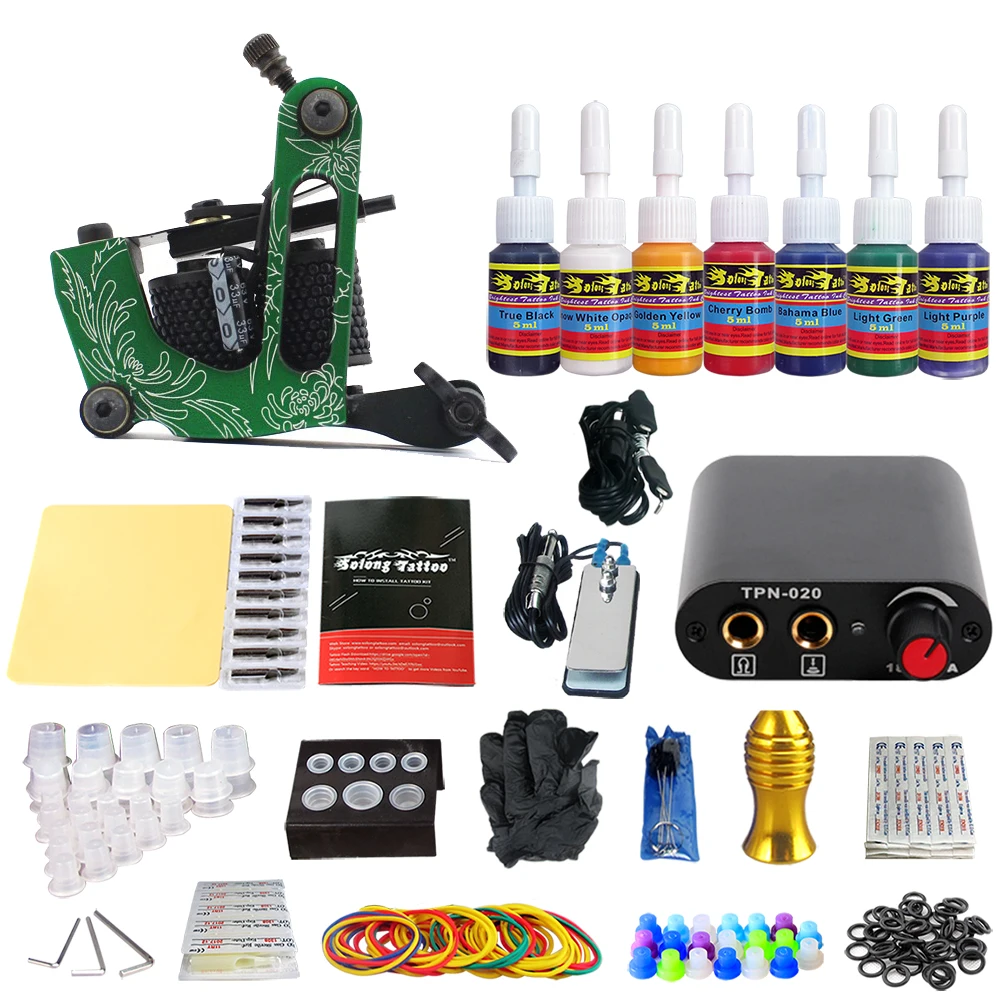 

Stigma Starter Tattoo Kits Coil Machine 7 Inks TK105-29