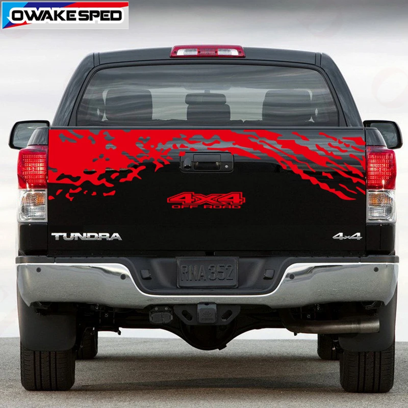 Виниловая наклейка для внедорожников Toyota Tundra 4x4 декоративные наклейки заднего