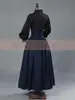 Jupe Steampunk Vintage style victorien, gothique, longue taille haute, Maxi avec taille à lacets par dentelle de jardin ► Photo 2/6