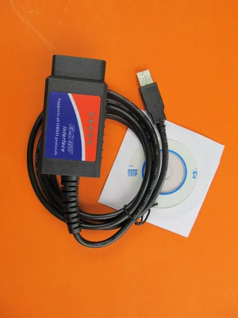 Elm327 v1.5 usb интерфейс obd2 автомобиля диагностический сканер кабель