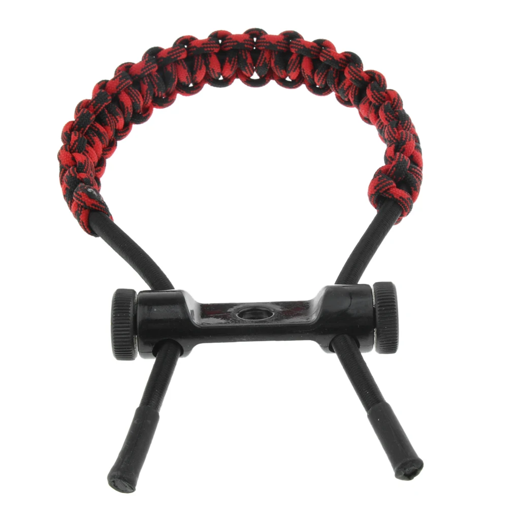 Bow Archery Wrist Sling Paracord Cord Survival Hunting Shooting Wrist Strap Compound Bow Wrist Sling Archery Wrist Sling
