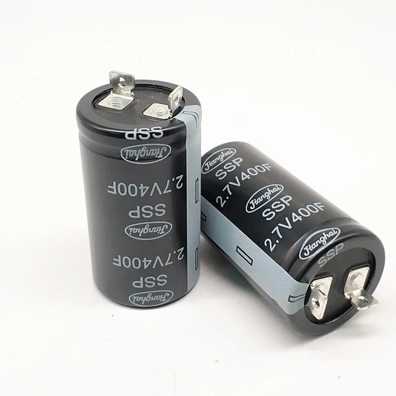 2pcs 2,7 V 400F низкое внутреннее сопротивление Автомобильный источник питания с высоким током игрушка блок питания вместо 500F