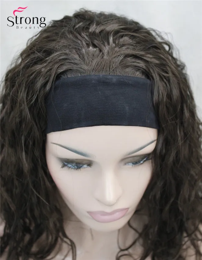 StrongBeauty длинные вьющиеся черный коричневый блонд оголовье синтетический парик женские парики