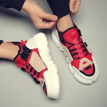 Streetwear Men's Hip Hop Dancing Shoes Sneakers Tenis Masculino Lace-up Thick Bottom Shoes Kanye West Sneakers Zapatos De Hombre Streetwear Men's Hip Hop Dancing Shoes Sneakers Tenis Masculino Lace-up Thick Bottom Shoes Kanye West Sneakers Zapatos De Hombre