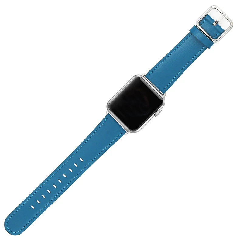 Кожаный ремешок для мм apple watch band 42 мм 38 мм 40 мм 44 мм нержавеющая сталь металлическая пряжка ремень браслет для iwatch серии 4/3/2/1