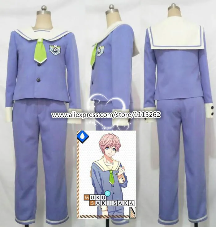 

Cosplay A3! Cosplay Costume Outfit Full Set Halloween Carnival Women cos Yusuri figure Rurikawa Yuki Muku High school