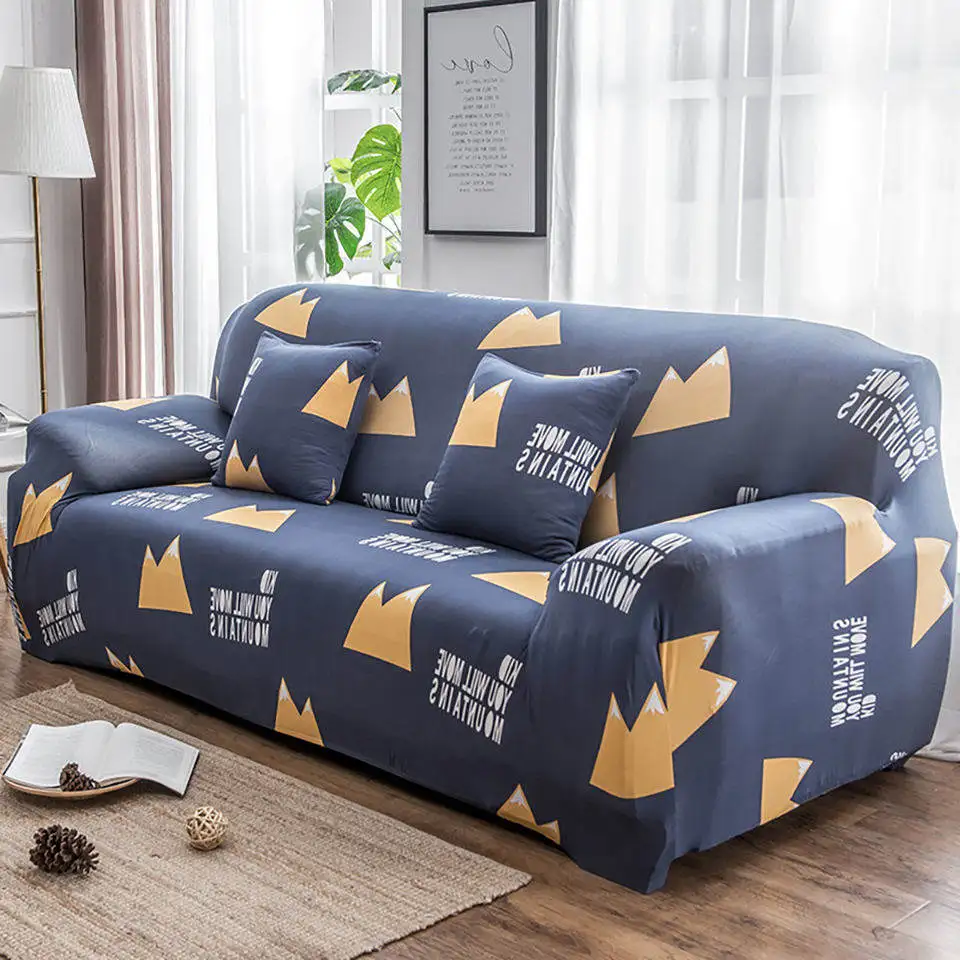 Стрейч диванные покрывала с принтами диванные покрывала для Гостиная евро чехлы для диванов Универсальный Эластичный секционный угловой диван крышка