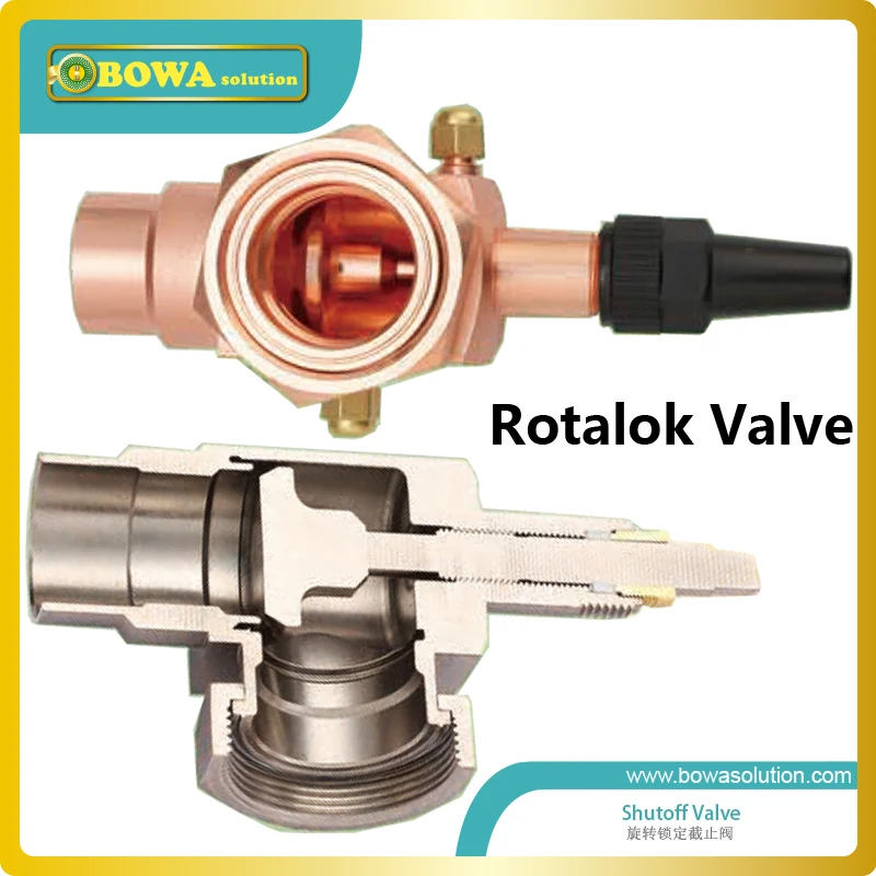 Клапаны Rotalock, изготовленные из углеродистой стали, широко используются на протяжении всего процесса охлаждения, теплового насоса и кондиционирования воздуха