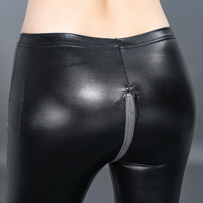 Download lady fashion back zipper leggings fashion front zipper ...